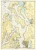 Admiralty Inlet and Puget Sound WA nautical chart Scroll - Maritime Tribes USAScroll