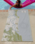 Amelia Island, FL Gold Dust Quick Dry Towel - Maritime Tribes USATowel