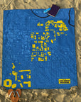 Ann Arbor Campus Map Blanket - Maritime Tribes USABlanket