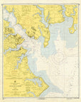 Annapolis Harbor Chart Scroll - Maritime Tribes USAScroll