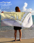 Beaufort, NC Nautical Chart Quick Dry Towel - Maritime Tribes USATowel