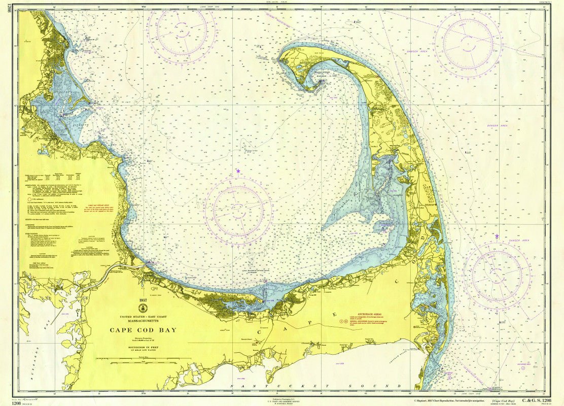 Cape Cod Chart Scroll - Maritime Tribes USAScroll