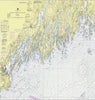 Cape Elizabeth to Monhegan Island, ME Nautical Chart Shower Curtain - Maritime Tribes USAShower Curtain