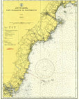 Cape Elizabeth To Portsmouth Nautical Chart Scroll - Maritime Tribes USAScroll