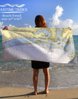 Cape Lookout to New River Chart Quick Dry Towel - Maritime Tribes USATowel