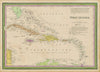 Caribbean Vintage Map Scroll - Maritime Tribes USAScroll