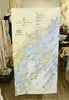 Casco Bay w/ Chebeague Island, ME Nautical Chart (Vertical) Quick Dry Towel - Maritime Tribes USATowel
