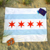 Chicago Flag Blanket - Maritime Tribes USABlanket