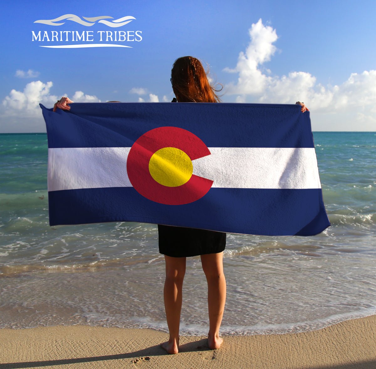 Colorado State Flag Quick Dry Towel - Maritime Tribes USATowel