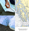 Craig, AK Nautical Chart Quick Dry Towel - Maritime Tribes USATowel