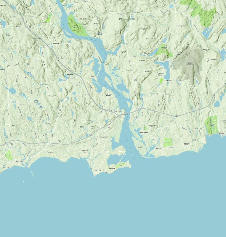 CT Riverview Shower Curtain - Maritime Tribes USAShower Curtain
