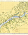 Delaware River Wilmington to Philadelphia 1959 Scroll - Maritime Tribes USAScroll