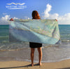 Destin Area Topo Map (seaside, fl) Quick Dry Towel - Maritime Tribes USATowel