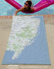 Sandy Hook to Cape May Quick Dry Towel