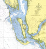 Estero Bay to Lemon Bay (Sanibel Area Chart) Shower Curtain - Maritime Tribes USAShower Curtain
