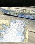 Fairhaven-Sconticut, MA Nautical Chart Quick Dry Towel - Maritime Tribes USATowel