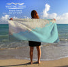 Fire Island NY Modern Wave Quick Dry Towel - Maritime Tribes USATowel