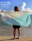 Fire Island NY Modern Wave Quick Dry Towel - Maritime Tribes USATowel