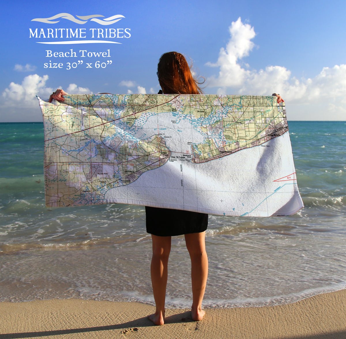 Gulfport Mississippi Quick Dry Towel - Maritime Tribes USATowel
