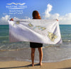 Hawaiian Islands - the whole chain Quick Dry Towel - Maritime Tribes USATowel