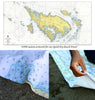 Isla De Culebra, PR Nautical Chart Quick Dry Towel - Maritime Tribes USATowel