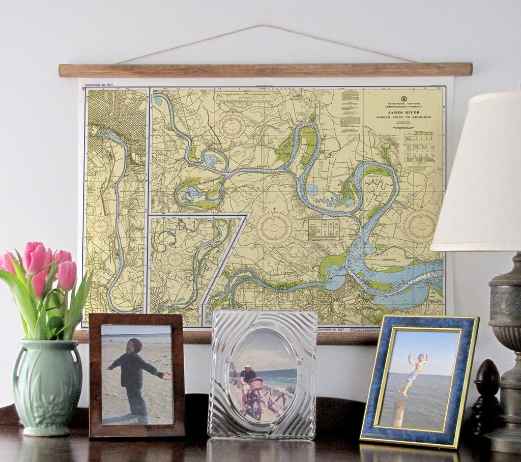 James River Jordan Point to Richmond Scroll - Maritime Tribes USAScroll