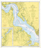 James River – Newport News to Jamestown Island Vintage Map Canvas Wall Scroll | Virginia Wall Art - Maritime Tribes USAScroll