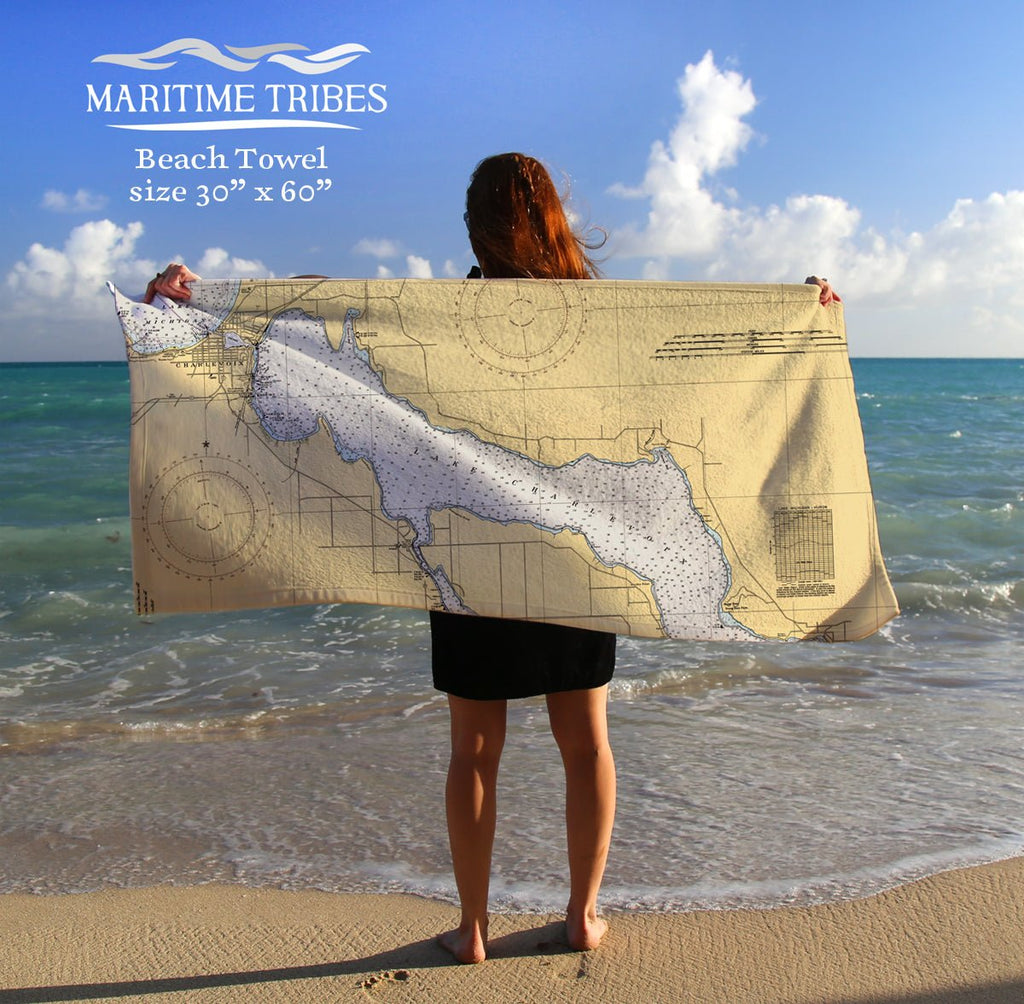 Lake Charlevoix Chart - Maritime Tribes USATowel