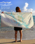 Lake Oconee Modern Wave Quick Dry Towel - Maritime Tribes USATowel