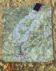 Lake Placid, NY Topo Map Blanket - Maritime Tribes USABlanket