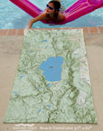 Lake Tahoe Charted Territory Quick Dry Towel - Maritime Tribes USATowel