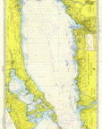 Long Island Sound, Eastern Part, CT Nautical Chart - textured Scroll - Maritime Tribes USAScroll