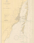 Miami Harbor And Approaches 1930 Scroll