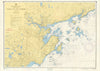 Marblehead to Manchester-by-the-Sea Chart Canvas Wall Scroll - Maritime Tribes USAScroll
