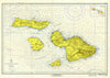 Maui, HI Nautical Chart Scroll - Maritime Tribes USAScroll