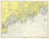 Monhegan Island to Cape Elizabeth, ME Nautical Chart Scroll - Maritime Tribes USAScroll