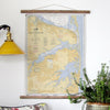 Navesink and Shrewsbury Rivers NJ Nautical Chart Scroll - Maritime Tribes USAScroll