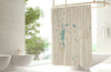 New London Sea Glass Map Shower Curtain - Maritime Tribes USAShower Curtain