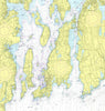 Newport, RI / Narragansett Bay - Chart Shower Curtain - Maritime Tribes USAShower Curtain