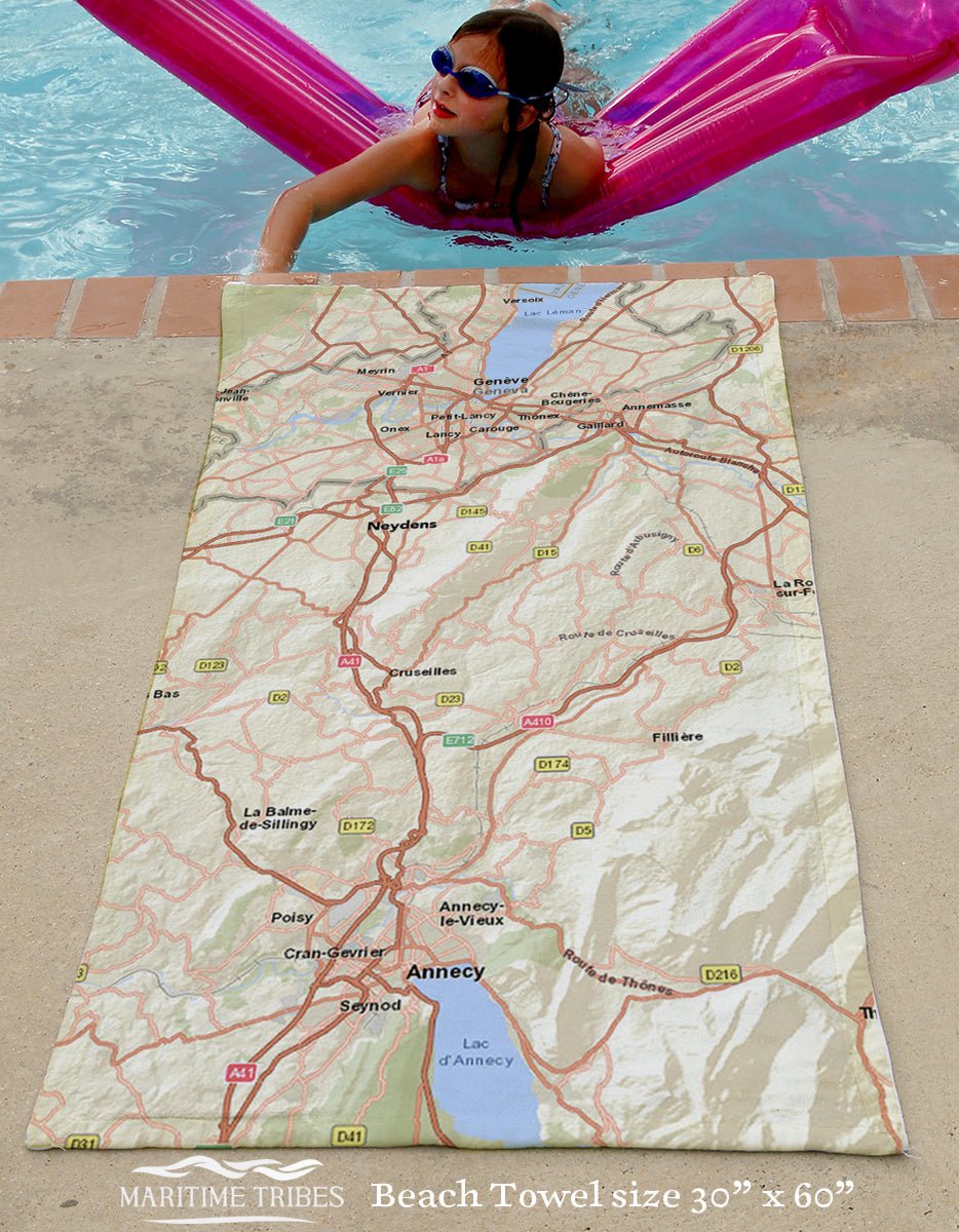 Neydens, France Quick Dry Towel - Maritime Tribes USATowel