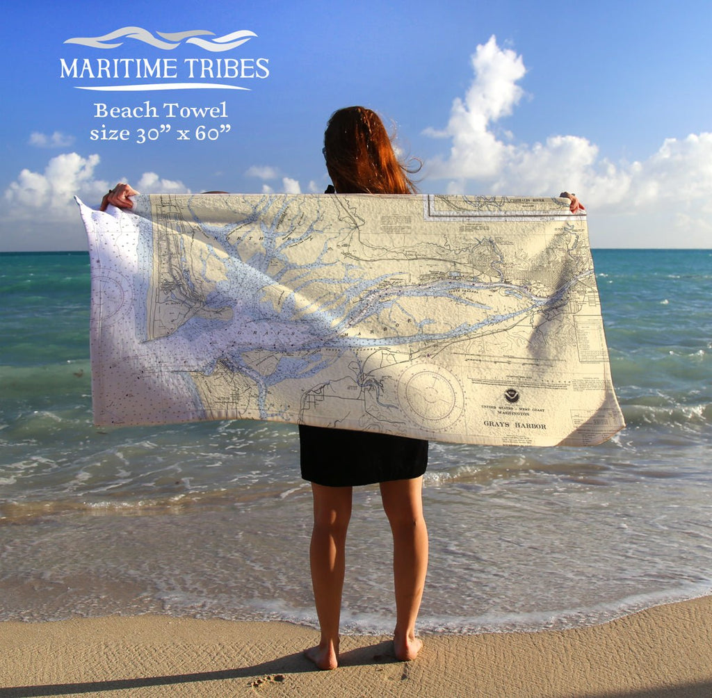 Ocean Shores Quick Dry Towel - Maritime Tribes USATowel