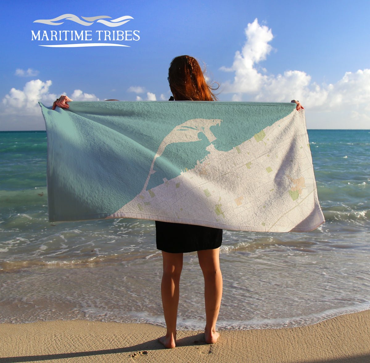 Presque Isle, Sea Glass Quick Dry Towel - Maritime Tribes USATowel