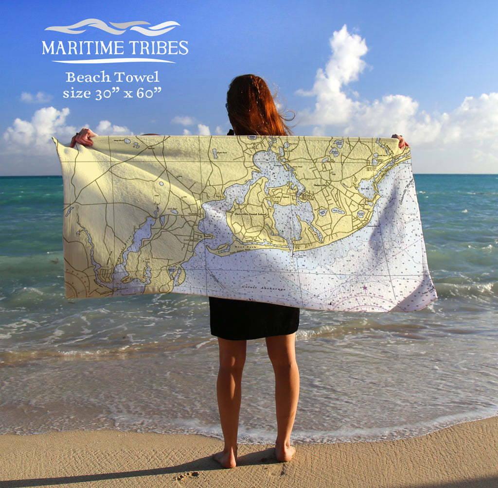 Osterville Vintage Nautical Chart