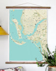 Sanibel - Estero Florida Modern Wave Scroll