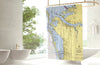 Sarasota to Anna Maria Island Shower Curtain - Maritime Tribes USAShower Curtain