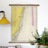 Sea Girt to Little Egg Inlet, NJ Vintage Nautical Chart / NJ southern coast Scroll - Maritime Tribes USAScroll