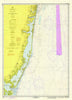 Sea Girt to Little Egg Inlet, NJ Vintage Nautical Chart / NJ southern coast Scroll - Maritime Tribes USAScroll
