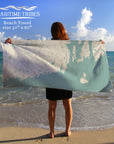 South County RI Sea Glass Map Quick Dry Towel - Maritime Tribes USATowel