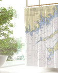 SouthCoast Nautical Chart Shower Curtain - Maritime Tribes USAShower Curtain