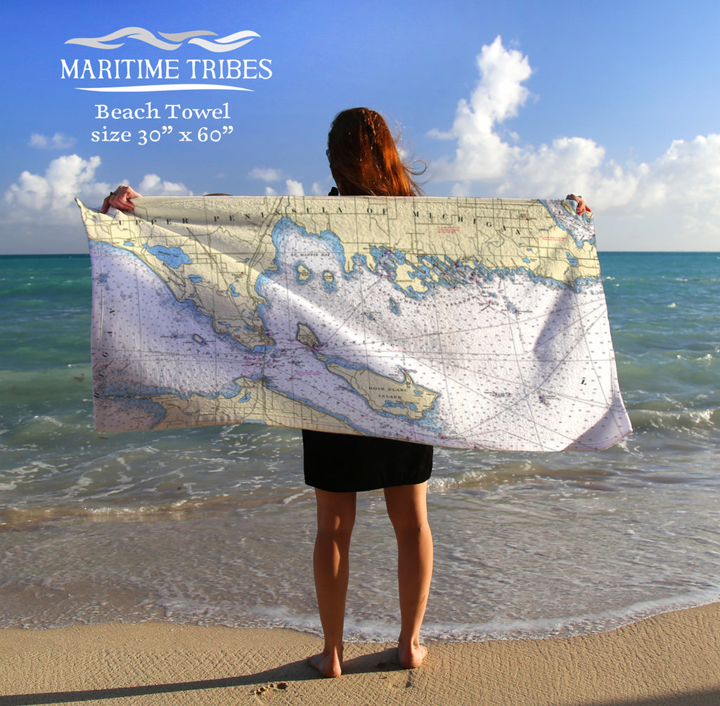 Mackinac Island, MI - Nautical Chart